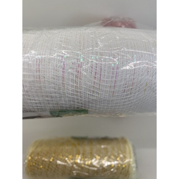 Crafter's Square Christmas Mix of 6 in. Decorative Mesh, 6in x 5-yd. 3 Rolls - Picture 8 of 10